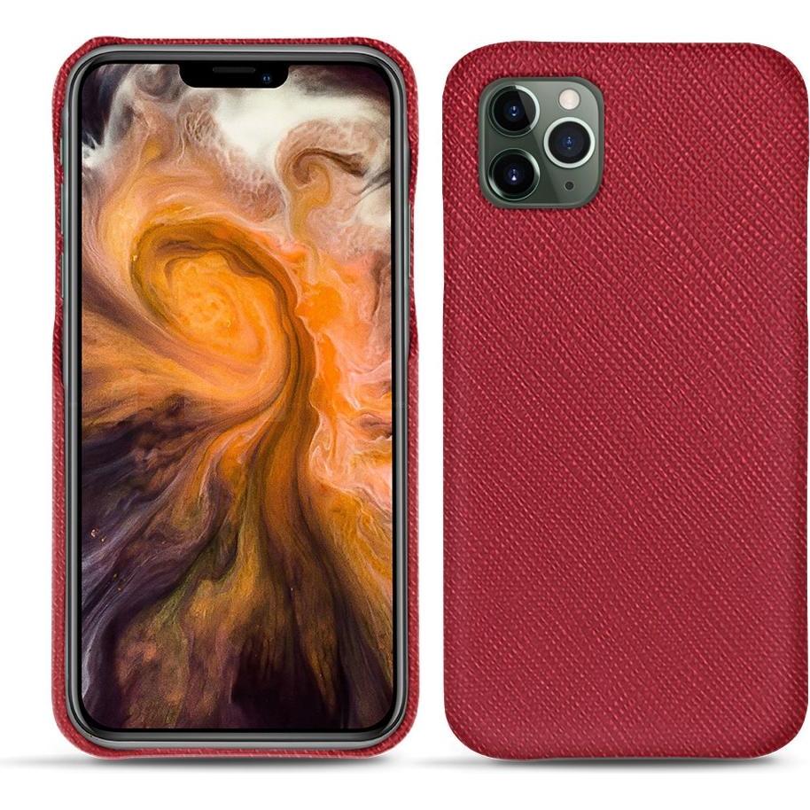 Noreve Lederschutzhülle (Apple iPhone 11 Pro Max), Smartphone Hülle, Rot