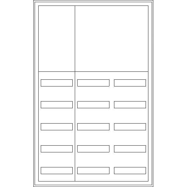 ABN, Verteilerschrank, Wandgehäuse IP54 SK2 schutzisoliert bestückt mit SP38RK053