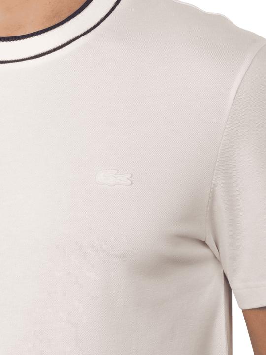 Produktbild Lacoste T-Shirt Stretch Pique Striped Collar (M)