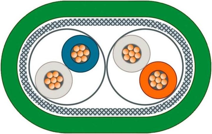 Produktbild Siemens Industrial-EtherNet-Kabel RJ45-RJ45, 1m 6XV (CAT5, 1 m)