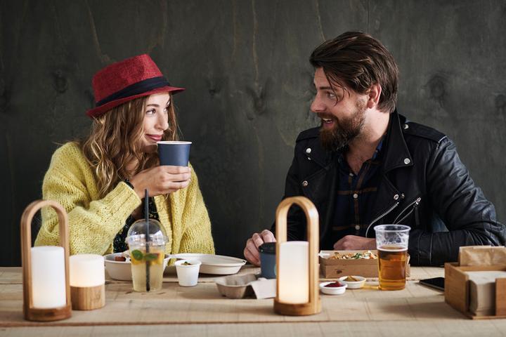 Produktbild Duni Trinkbecher ecoecho, 18 cl, Packung à 40 Stück (40 x)