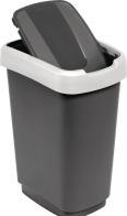 Actual product image Affaldsspand Plast1, 50 litre, grå (50 l)