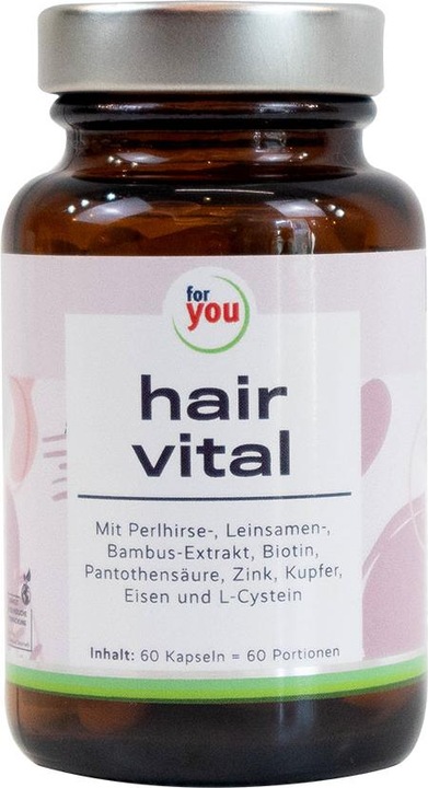 Actual product image For You hair vital (60 Piece, Capsules)