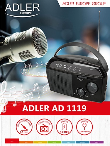 Produktbild Camry Radio Adler AD 1119 (FM, AM)