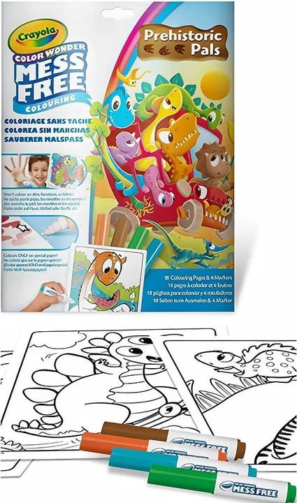 Produktbild Crayola Color Wonder Malspass Dinosaurier