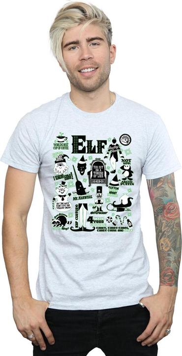 Produktbild Elf Infographic Poster TShirt (S)