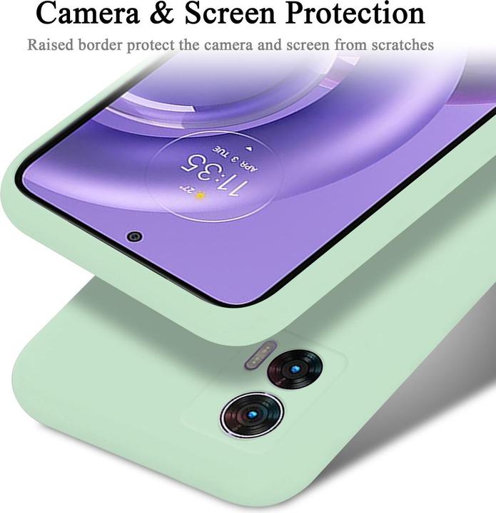 Actual product image Cadorabo Bumper TPU Liquid Silicone Case (Motorola Edge 30 Neo)
