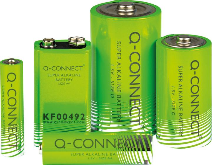Actual product image Q-Connect Alkaline batteries (4 pcs., AAA, 1080 mAh)