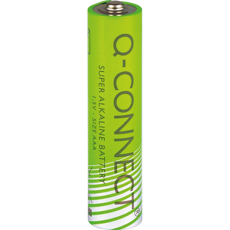 Thumbnail - Q-Connect Alkaline Batterien (4 Stk., AAA, 1080 mAh), Batterien + Akkus