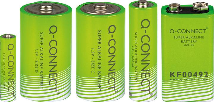 Actual product image Q-Connect Alkaline batteries (4 pcs., AAA, 1080 mAh)