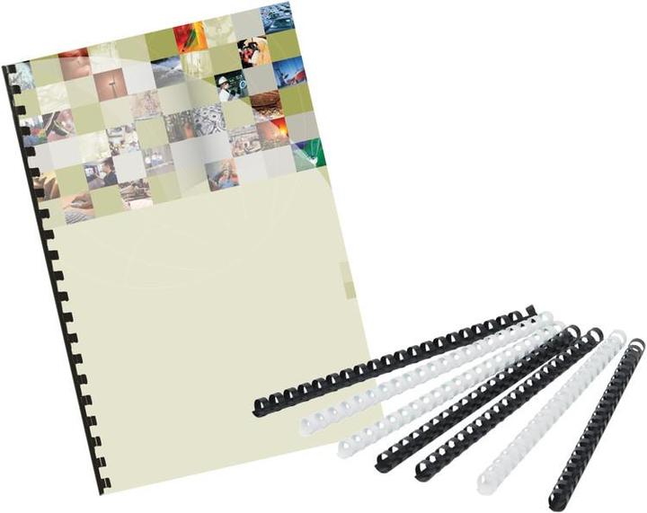 Actual product image Q-Connect Plastic binder spine round (Comb binding)