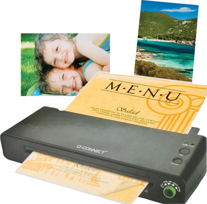 Produktbild Q-Connect Laminierfolien glänzend (Kreditkarte, 100 Stück, 100 µm)