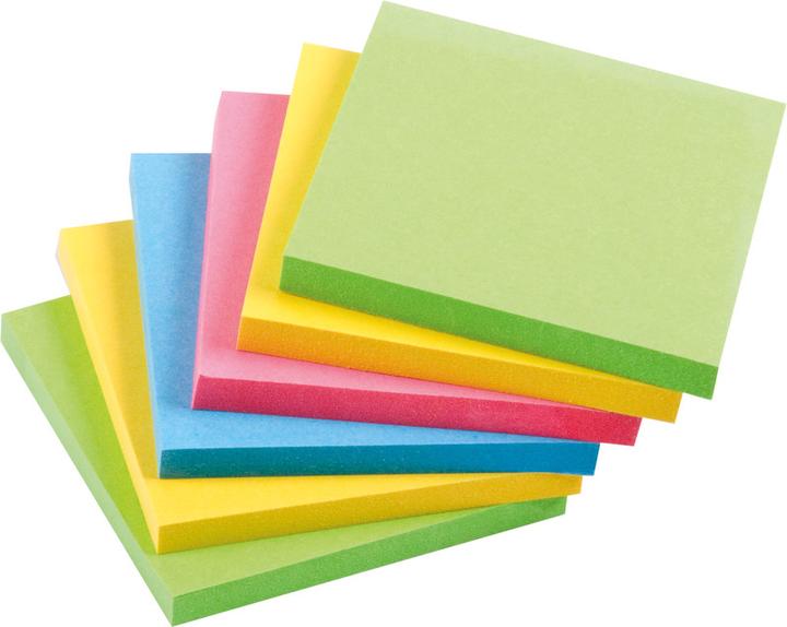 Produktbild Q-Connect Haftnotizen Quick Notes Ultra Rainbow sortiert (76 x 76 mm)