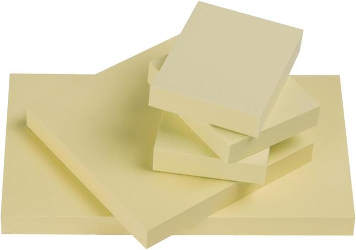 Produktbild Q-Connect Haftnotizen Quick Notes gelb (51 x 38 mm)