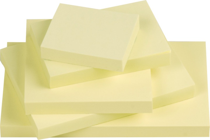 Produktbild Q-Connect Haftnotizen Quick Notes gelb (76 x 51 mm)