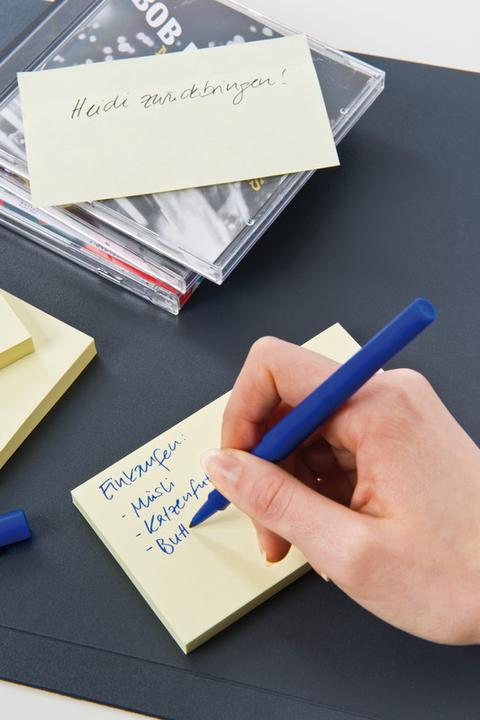 Produktbild Q-Connect Haftnotizen Quick Notes gelb (127 x 76 mm)