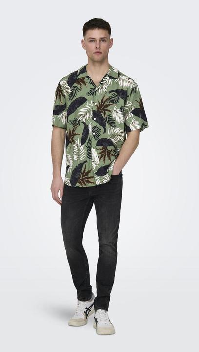 Produktbild Only & Sons Normal geschnitten Resort Kragen Hemd Hemd (M)