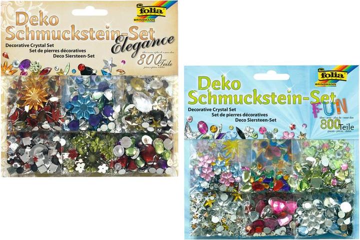 Produktbild Folia Deko Schmuckstein-Set