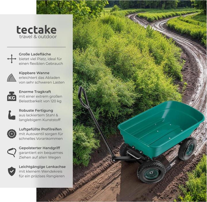 Produktbild tectake Handwagen Cubbi 52l