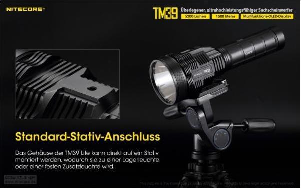 Actual product image Nitecore TM39 - 5200 lumen (30 cm, 5200 lm)