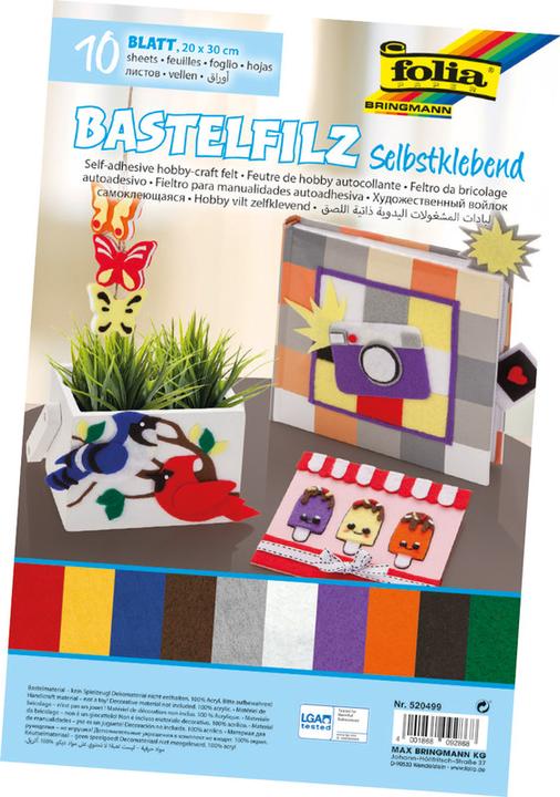 Folia Handicraft felts self-adhesive