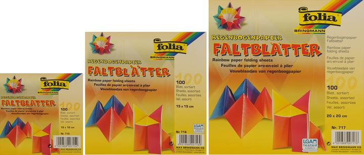 Actual product image Folia Leaflets rainbow (110 g/m², 100x)