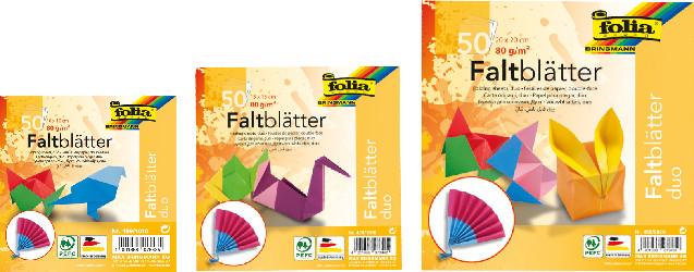 Produktbild Folia Faltblätter Duo (80 g/m², 50 x)