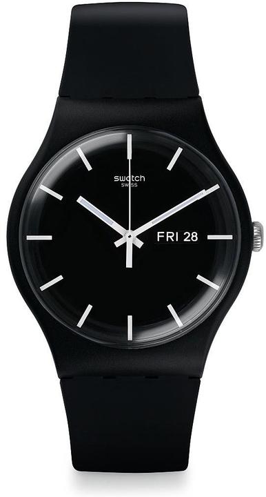 Swatch Mono Black (Analogue wristwatch, Swiss made, 41 mm)