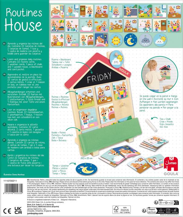 Actual product image Goula Routines House (German)