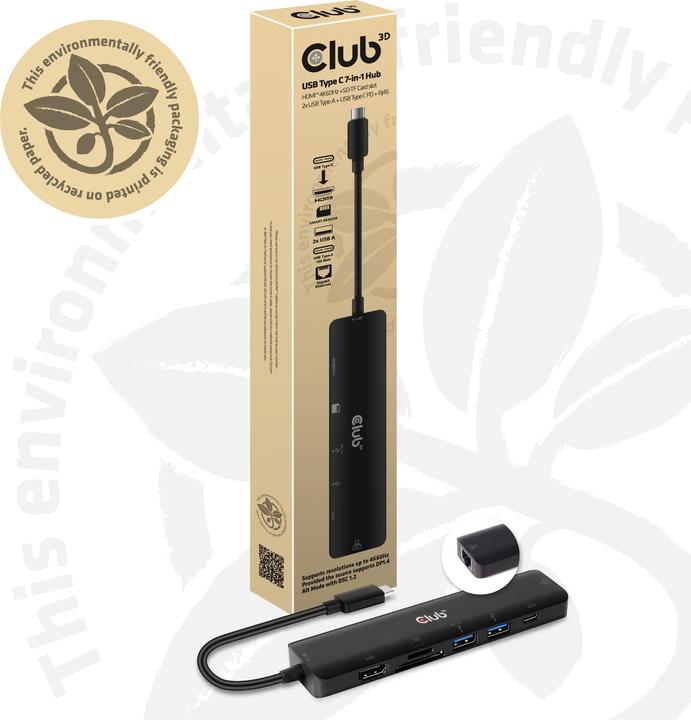 Produktbild Club 3D CSV-1592 (USB-C, 2 Ports)