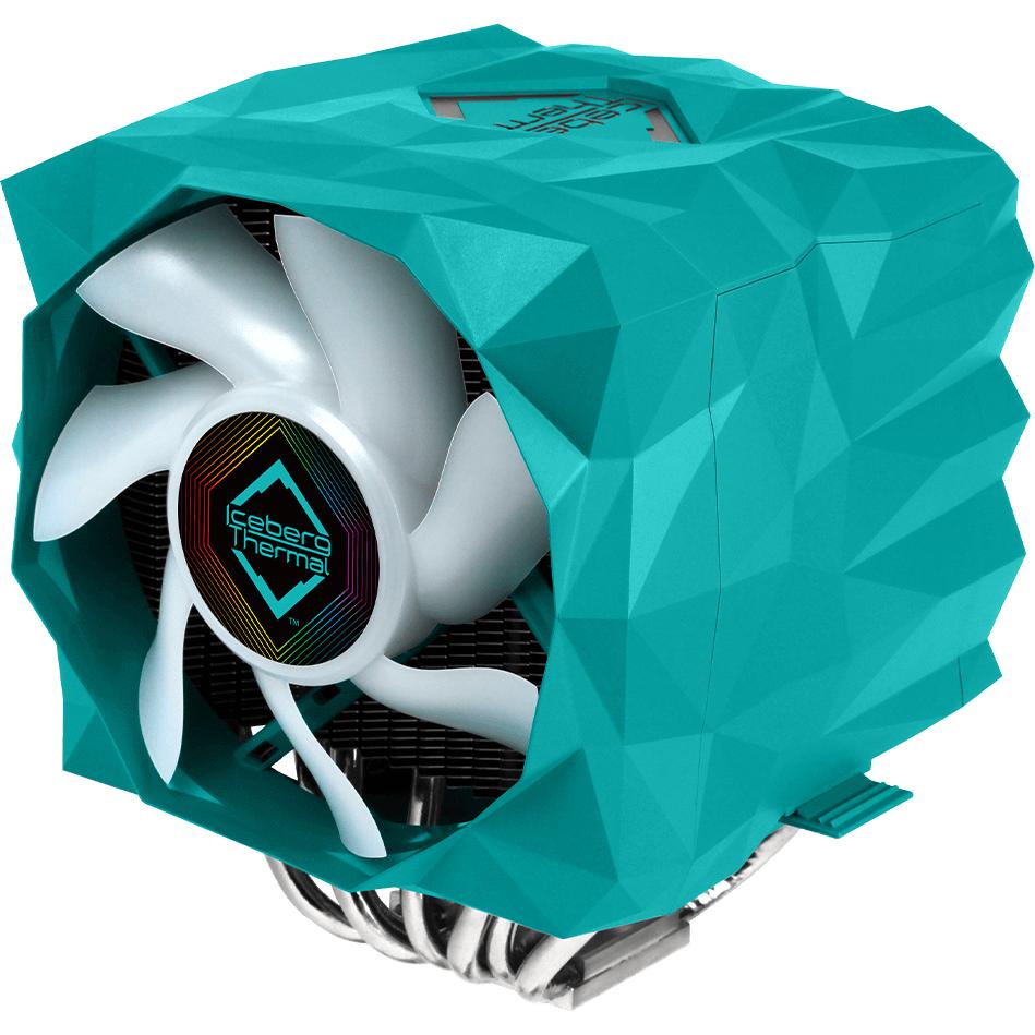Iceberg Thermal IceSLEET X7 Dual - RGB - AM4/Intel (166 mm), CPU Kühler, Blau