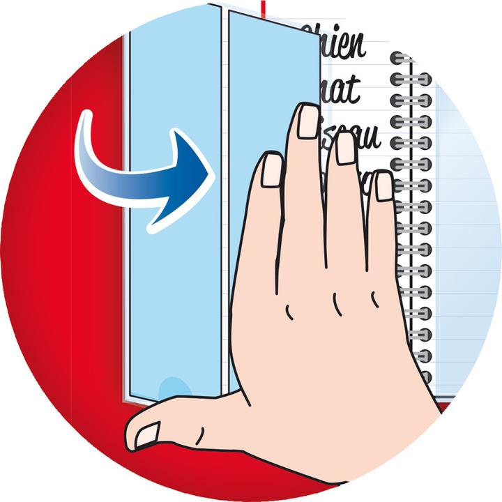 Image du produit Clairefontaine Vokabelheft Koverbook (A1, À rayures)