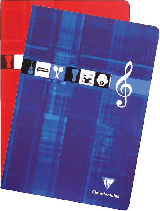 Actual product image Clairefontaine Music book (A4, Special ruling, Hardcover)