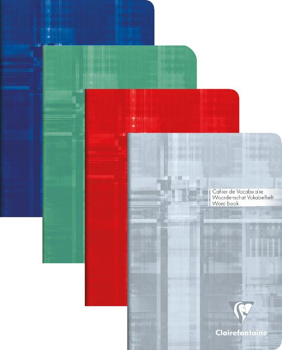 Image du produit Clairefontaine Vokabelheft (A6, À rayures, Couverture rigide)
