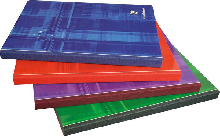 Image du produit Clairefontaine Cahier de notes avec dos en toile (A4+, Quadrillé, Couverture souple)