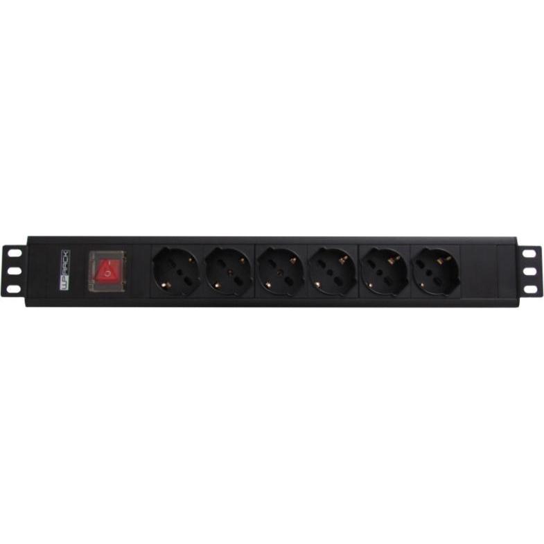 Eminent WP WPN-PDU-I01-06 Stromverteilungseinheit (PDU) 6 Steckdose(n) AC 1,5U Schwarz, USV Zubehör