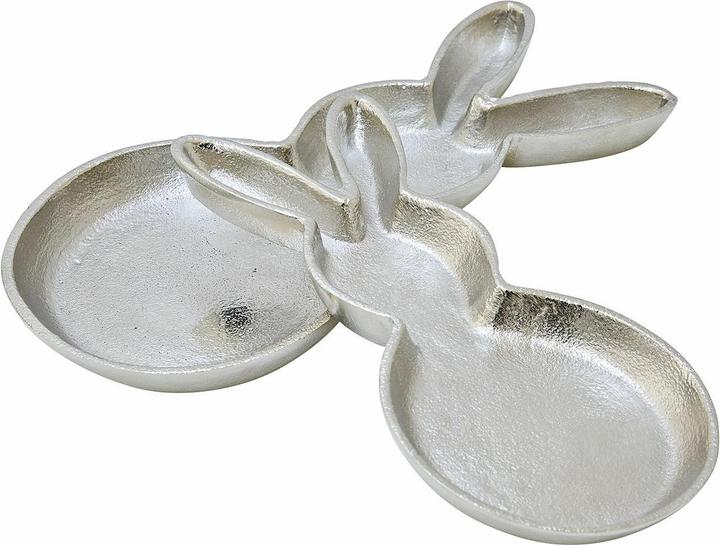 Produktbild Loberon Schale 2er Set Morive silber