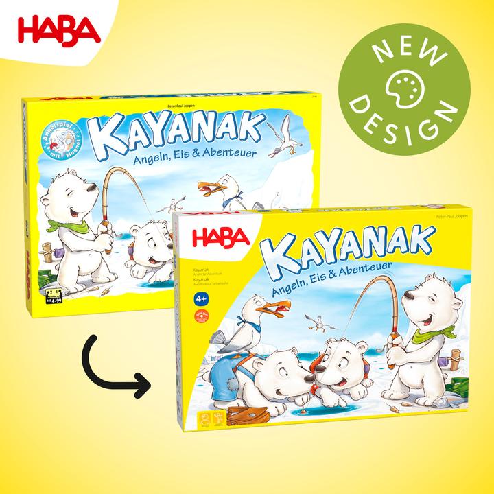 Produktbild Haba Kayanak - Angeln, Eis & Abenteuer (Deutsch, Französisch, Italienisch, 2 - 5 Spieler)