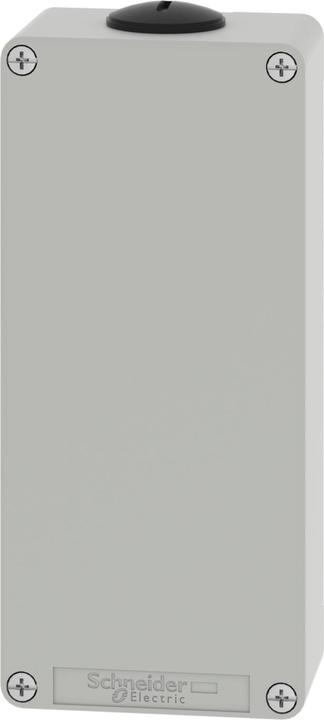 Produktbild Schneider Electric XAPD31 Leergehäuse XAP Metall grau ohne Bohrung - CSA (Gehäuse)