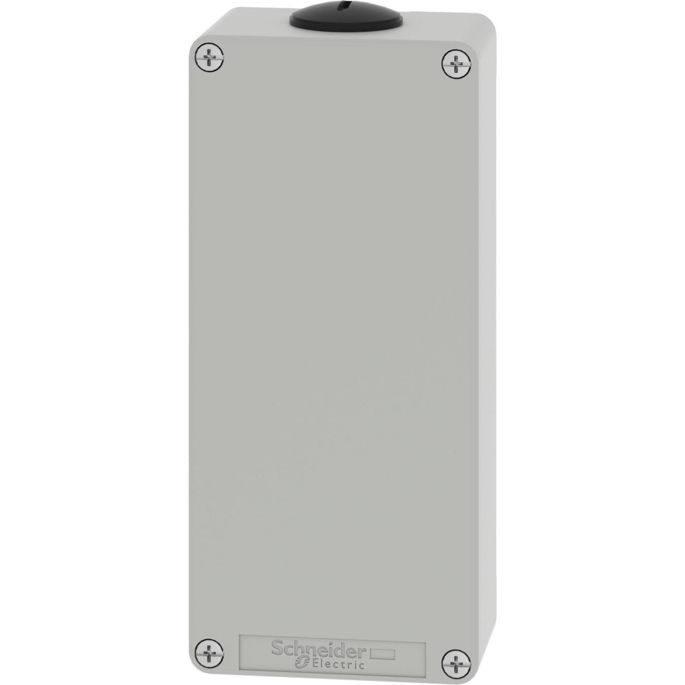 Schneider Electric XAPD31 Leergehäuse XAP Metall grau ohne Bohrung - CSA (Gehäuse), Elektronikzubehör + Gehäuse, Grau