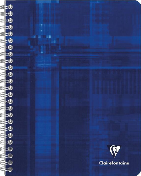 Image du produit Clairefontaine Cahier à spirales (17 x 22 cm, À rayures, Couverture rigide)
