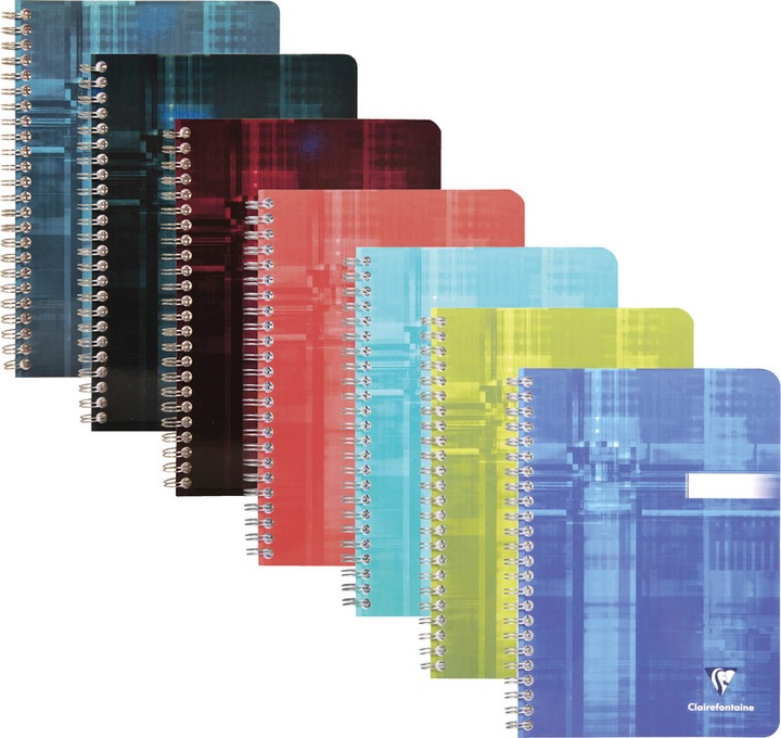 Image du produit Clairefontaine Cahier à spirales (A5, Quadrillé, Couverture souple)