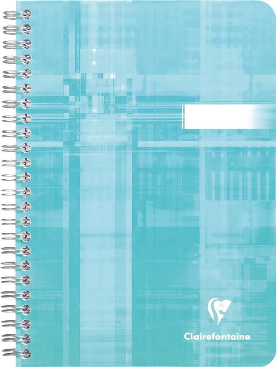 Actual product image Clairefontaine Spiral notebook (A5, Checked, Hardcover)