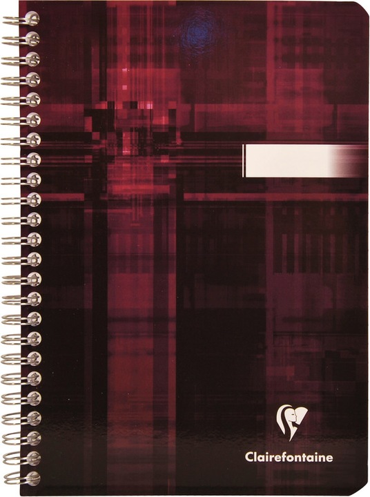 Image du produit Clairefontaine Cahier à spirales (A5, Quadrillé, Couverture souple)