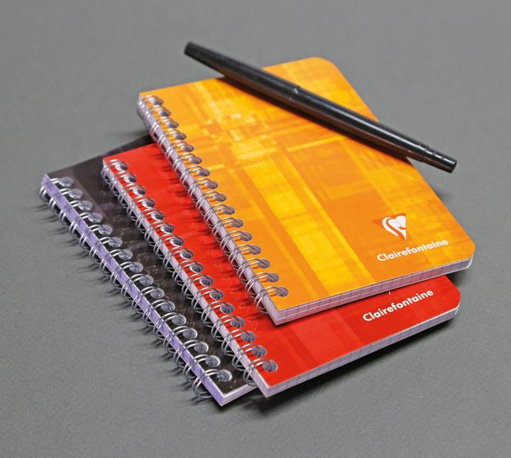 Actual product image Clairefontaine Spiral notebook (9 x 14 cm, Checked, Soft cover)
