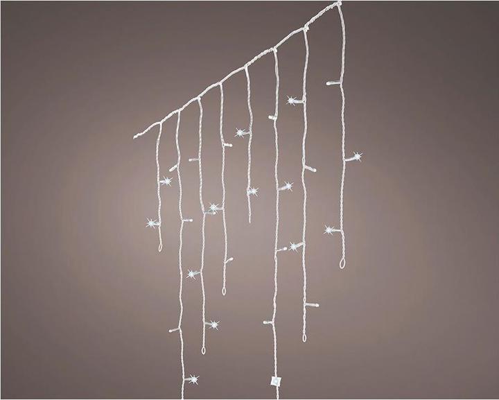 Lumineo Led icicle curtain lights 240leds, multifunction, cold light, outdoor, 5.8m (10.80 m)