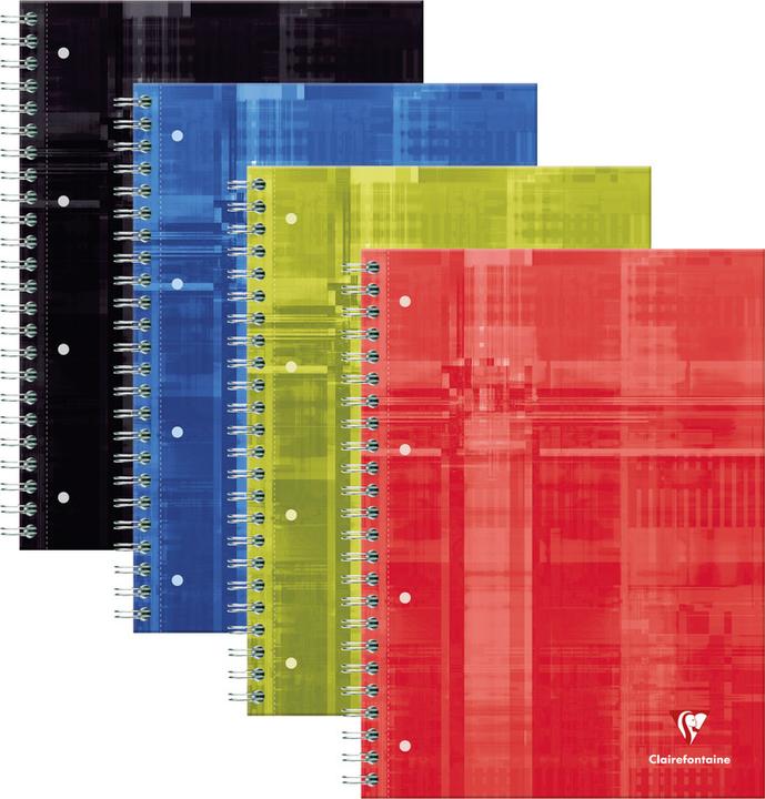 Image du produit Clairefontaine Conférence sur la brochure en spirale (A4+, Quadrillé, Couverture rigide)