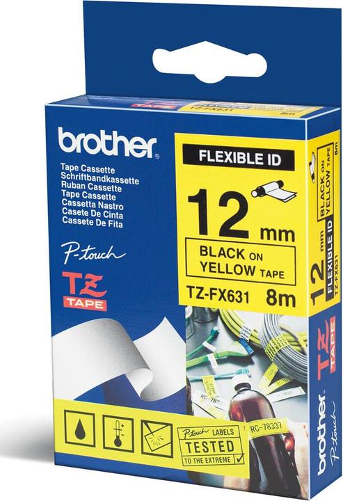 Productafbeelding Brother Tze-Fx231 (1.20 cm, Zwart)
