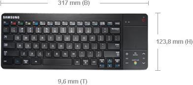 Produktbild Samsung VG-KBD1000/ZG, bluetooth Tastatur, für SmartTV's und Mobilegeräte, DE-Layout
