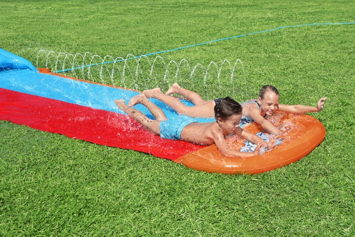 Produktbild Bestway H2OGO. 2 Personen Wasserrutsche Tsunami Splash Rampe